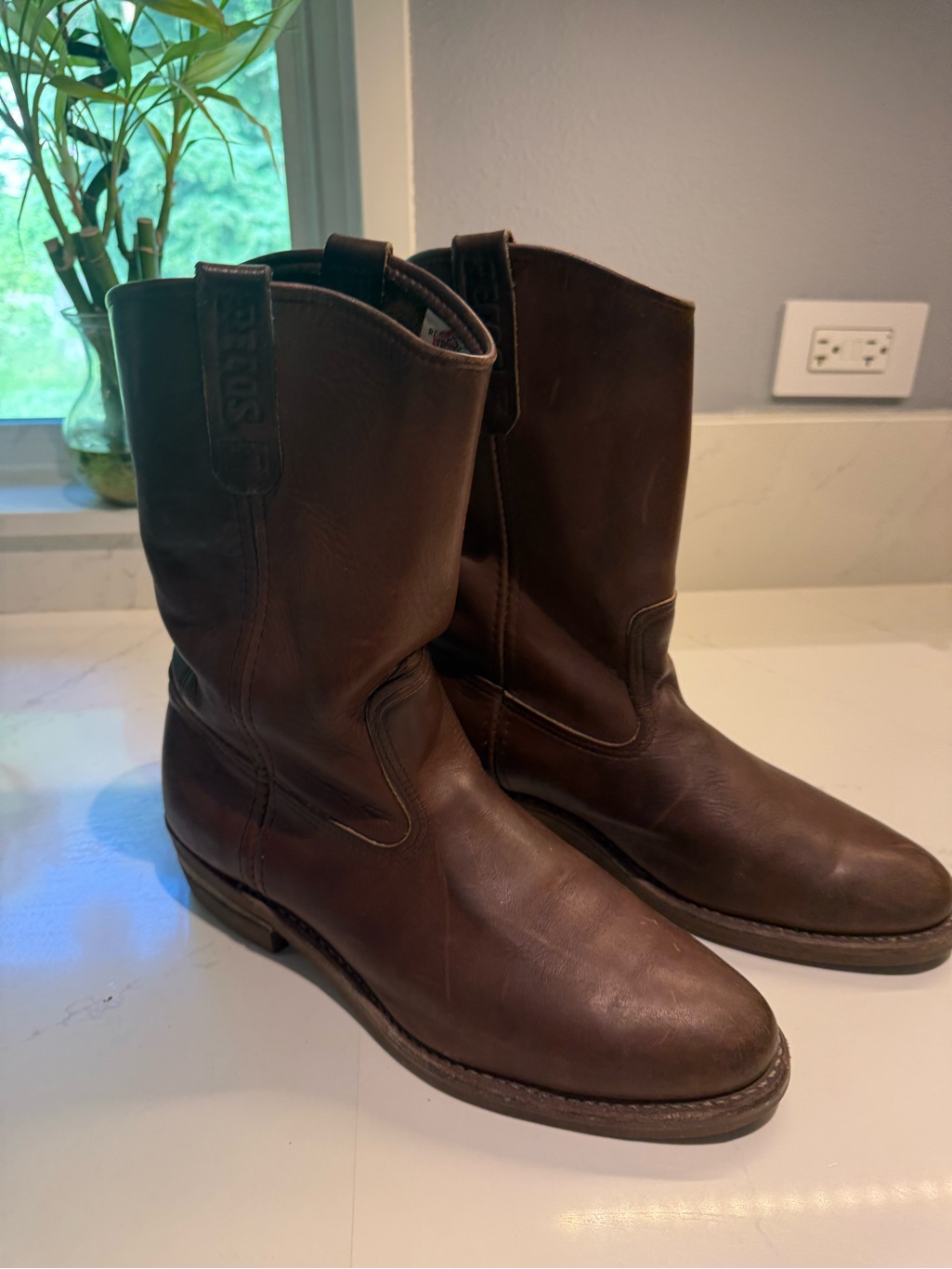 Red Wing 1155 Brown Leather Pull-On Boots